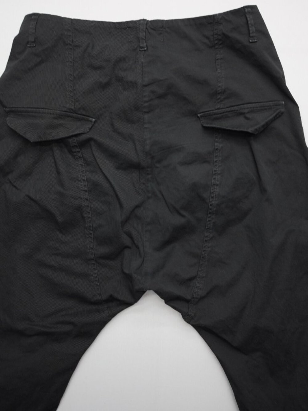 Nili Lotan Paris Pants Size 4 Jet Black Drop Crotch Baggy Trousers - Picture 6 of 15